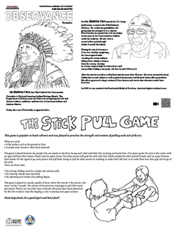 2022 National American Indian Heritage Month Placemat